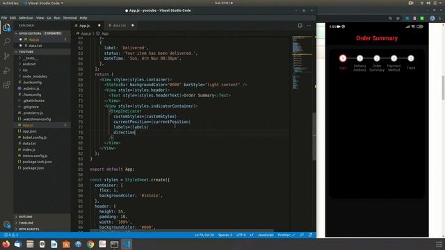 Custom Step Indicator | React Native | Appdevblog смотреть онлайн