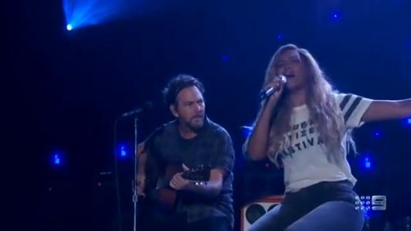 Beyonce & Eddie Vedder - Redemption Song (2015)