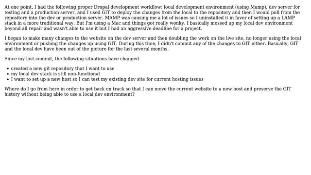 Drupal: Reestablishing development workflow with GIT after doing it wrong смотреть онлайн