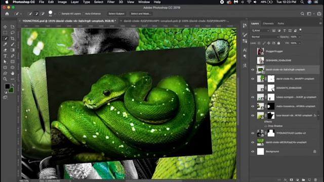 How to create a photo manipulation in Photoshop - Young Thug Cover Art смотреть онлайн