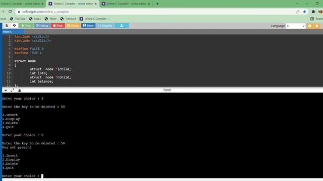 Online C Compiler online editor Google Chrome 2022 03 04 22 01 50 смотреть онлайн