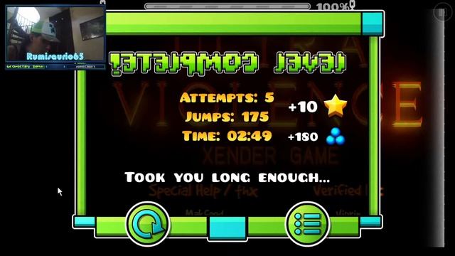 Ultra Violence [MEDIUM DEMON] by Xender Game | Geometry Dash [2.11] смотреть онлайн