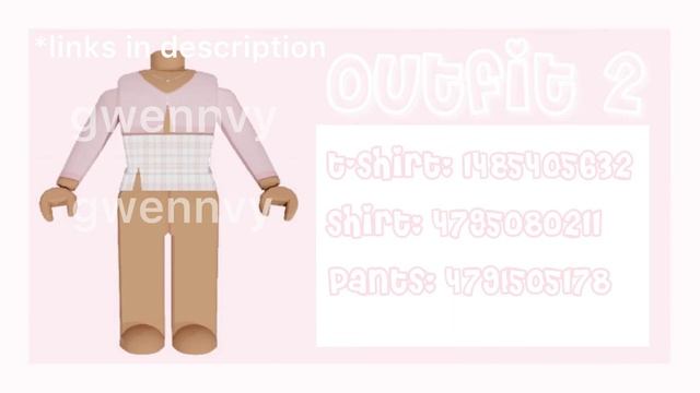 aesthetic cute soft girl outfits (CODES) | roblox♡ смотреть онлайн