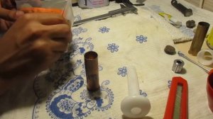 Снаряжение пули Майера в латунную гильзу