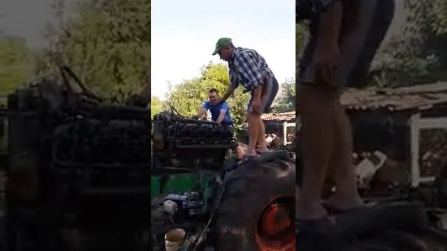 Второй запуск двигателя ямз-238 после ремонта смотреть онлайн