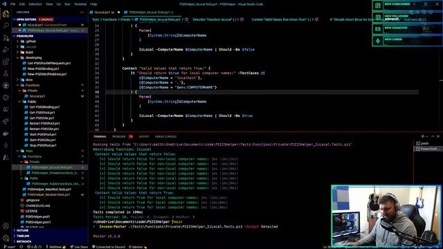 PowerShell PSIISHelper: GH Issue #2 Working with Pester v5 Tests смотреть онлайн