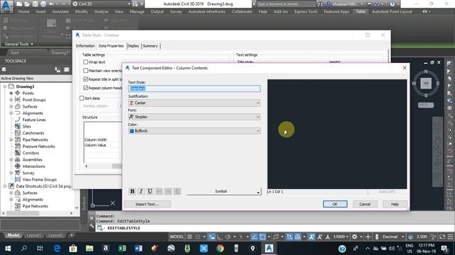 How To Perform Contour And Elevation Analysis And How To Add Legends Tables In Civil 3d Lesson#14