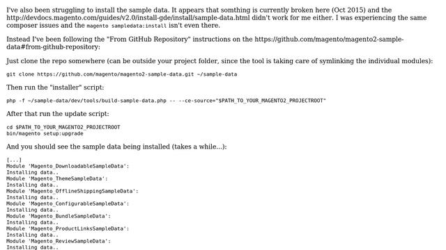 Magento: Magento 2 - Uninstallable set of packages when deploying magento-sample-data смотреть онлайн
