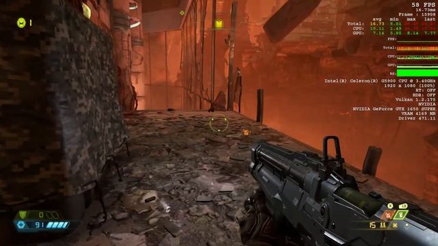Doom Eternal on Celeron G5900 3.4GHz GTX 1650 Super 1080p High/Med смотреть онлайн