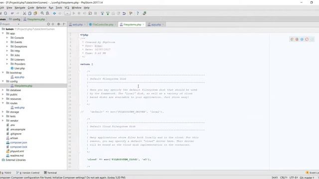 Lumen filesystem смотреть онлайн