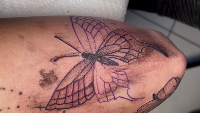Real time tattoo | 2 machines one butterfly смотреть онлайн