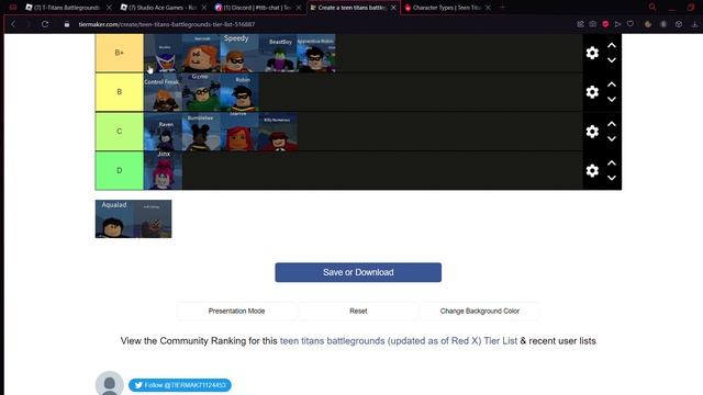 Roblox T-Titans Battlegrounds tier list of October 2022 смотреть онлайн