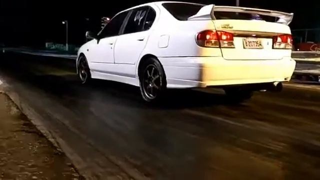 Nissan Primera p11 Sr20det, 8 psi turbo 1/4 mile. Time in the description смотреть онлайн