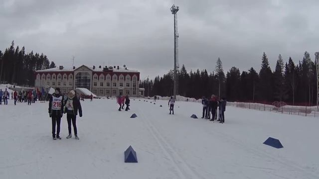 Соревнования в ДЮСШОР Аист - март2017. miss ski смотреть онлайн