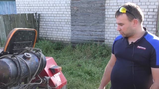 Самодельный трактор "ЗУБР" с погрузчиком. Обзор и тест драйв смотреть онлайн