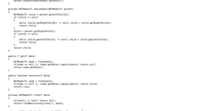 Code Review: Generic Binary Search Tree Implementation in Java смотреть онлайн