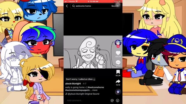 Welcome home react to your creations/memes/read the description смотреть онлайн
