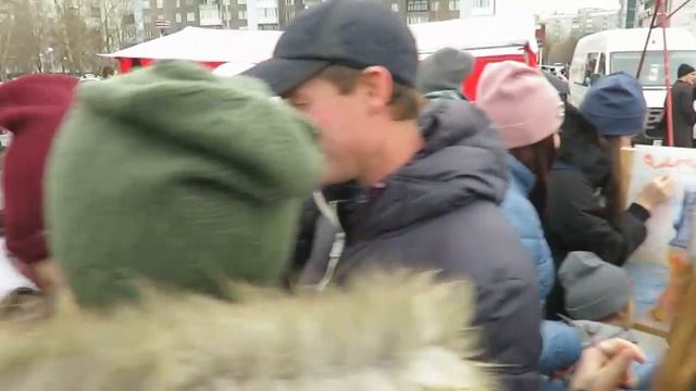 Кузбасс салютует Крыму. Новокузнецк. 16 марта 2019 г смотреть онлайн