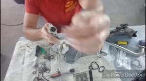 Замена резинок теплообменника на Opel Zafira