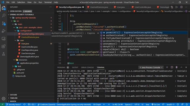 Role Based Security in Spring Boot смотреть онлайн