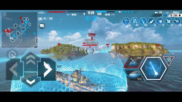 Pacific warships - ODIN GAMEPLAY смотреть онлайн