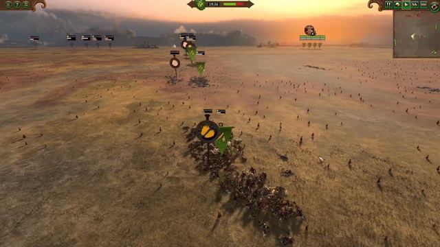 Возвышенные разносчики чумы Нургла vs Храмовая стража: Total War Warhammer 3. тесты юнитов v 2.4.0 смотреть онлайн