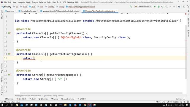 Hello Spring MVC Security Java Config смотреть онлайн