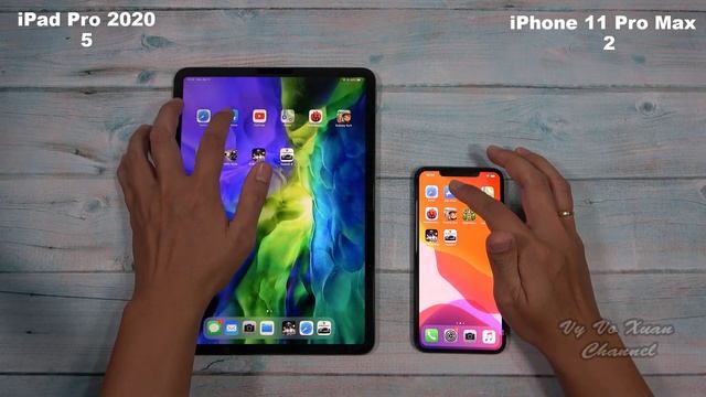 Apple iPad Pro 2020 vs iPhone 11 Pro Max | SpeedTest and Camera comparison смотреть онлайн