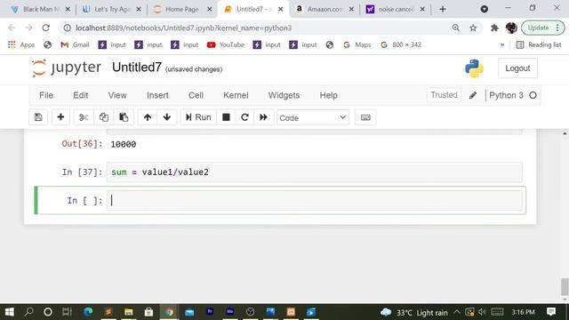Python math operators & variable | Python programming for beginners | python tutorial 5 | Urdu Hind смотреть онлайн