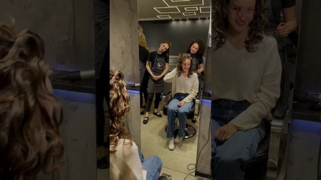 Кудрявая чёлка в салоне ICE CURLY смотреть онлайн