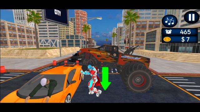 New Black Spider Rope Hero Vegas City Rescue Battle Mission #12 Android Gameplay By Games Zone смотреть онлайн