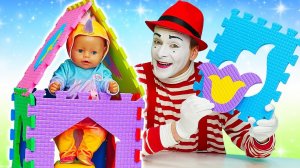 Кукла БЕБИ БОН и Домик Сортер! - Развивающие игры для детей. Смешные видео с пупсиками Baby Born