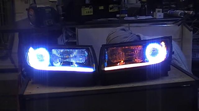 300ZX Tube Switchback LHD Jspec Headlights with Halo 99 Inserts 2K. смотреть онлайн