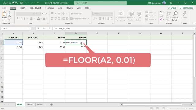 How to Round amounts to the nearest Penny in Excel - Office 365 смотреть онлайн