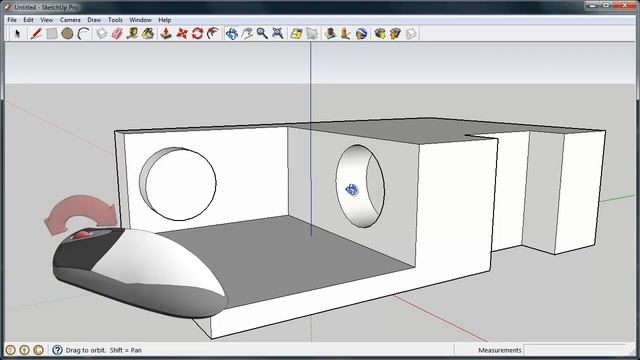 Уроки по SketchUp 8. Для начинающих. Урок 1