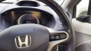 Honda Insight как убрать ошибку-предупреждение