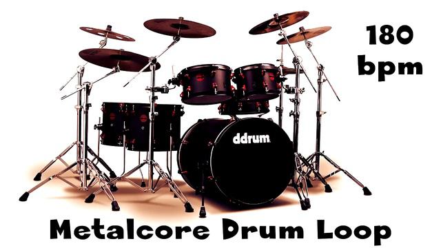 Free Metalcore Drum Loop 180 Bpm