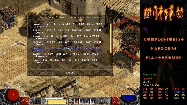 [D2 #15] Diablo 2 Completionist Hardcore Playthrough - Spirit Soaring (Nightmare Act II) смотреть онлайн