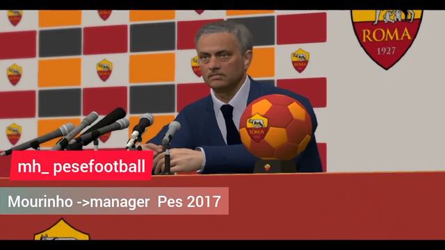 Mourinho Manager pes2017 | AS ROMA | @mh_pesefootball смотреть онлайн