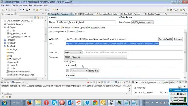 Parasoft Parameterise variable Json смотреть онлайн