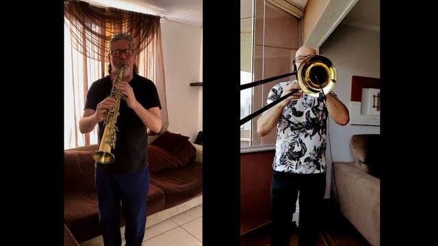SAXOFONE,POR QUE CHORAS (Ratinho) Com Jackson Marquezine trombone e Cesar Matoso sax soprano смотреть онлайн