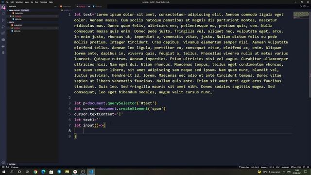 Анимация / Эффект "Набор текста" на javascript смотреть онлайн