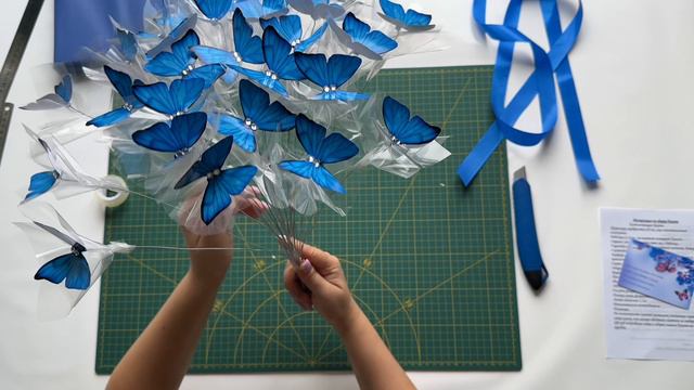 Инструкция светящегося букета из бабочек! смотреть онлайн