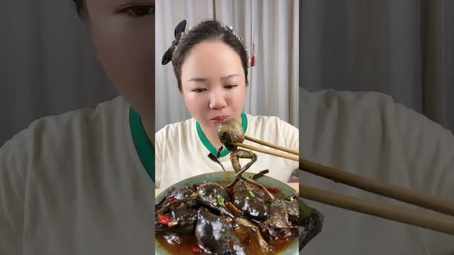 Asmr Eating Spicy Food | Mukbang Chinese Food | Forest Frog
