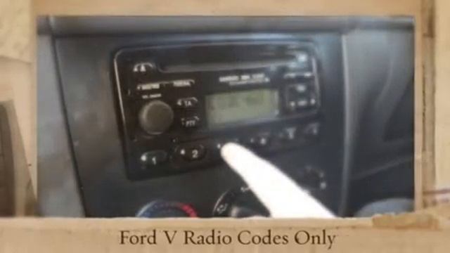 Ford Radio Code Free смотреть онлайн