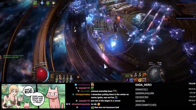Path of exile [3.20] - Ruetoo vs Uber bosses on Herald of thunder (15div) смотреть онлайн