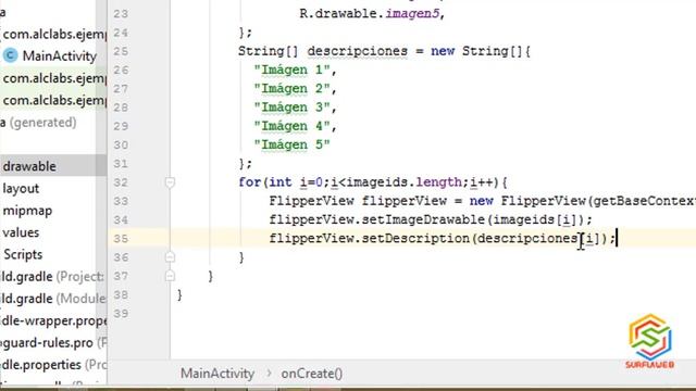 Slider de Imágenes con AutoImageFlipper en Android смотреть онлайн