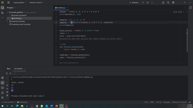 ¿Cómo Mejorar Tu Código Python Con Funciones Lambda? - Curso de Python 2023 | E29 смотреть онлайн