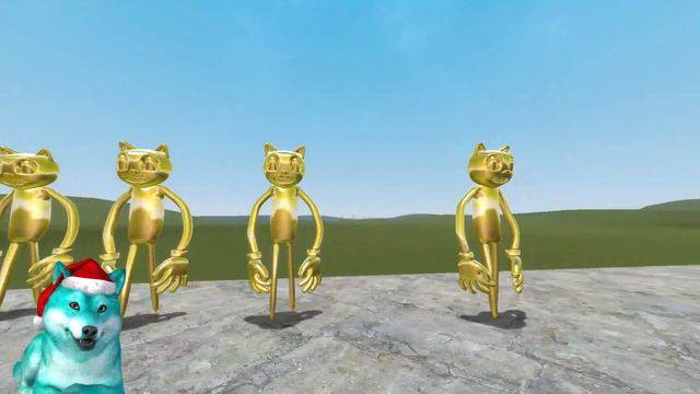 СЕМЬЯ ХАГГИ ВАГГИ ПРОТИВ СЕМЬЯ ЗОЛОТЫХ МУЛЬТЯШНЫХ КОТОВ В ГАРРИС МОД! HUGGY WUGGY В Garry`s Mod! смотреть онлайн