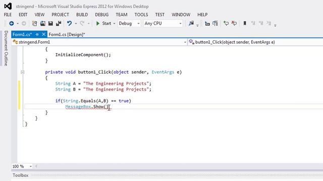 079 - How to use C# string Equals смотреть онлайн
